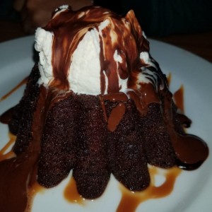 Molten chocolate cake 