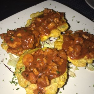 Patacones rellenos