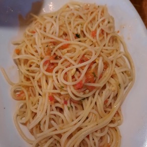spaghetti al oleo