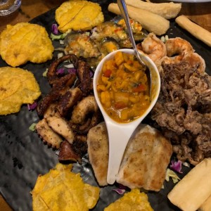 bandeja de mariscos