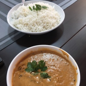 malai kafta con arroz basmati