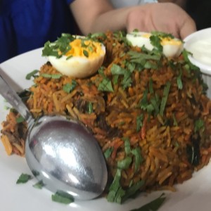 biryani de Chivo sinweiso