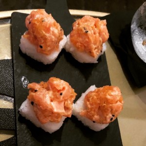 Sushi dados de Spicy Tuna