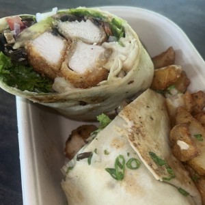 Wrap de Pollo Thai