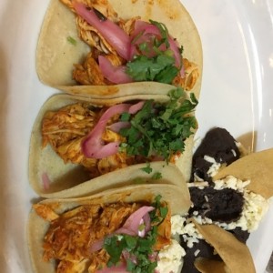 tacos de pollo