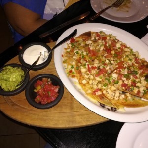 nachos con pollo a la parrilla