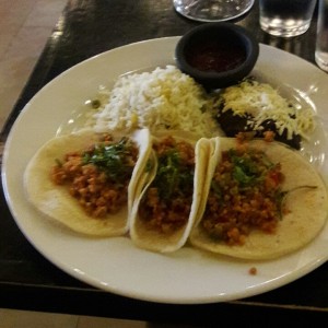 tacos - menu ejecutivo