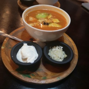 sopa de tortillas