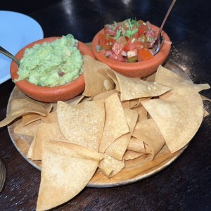 Totopos, Salsa y Guacamole