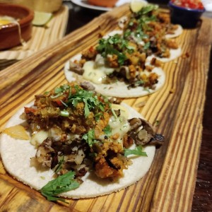 Tacos de chorizo estilo Toluca