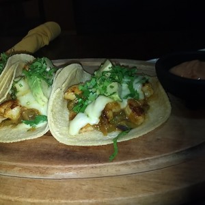 Tacos langostino gobernador