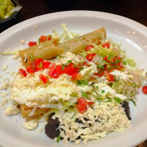 flautas de carne