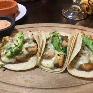 tacos con langostino 
