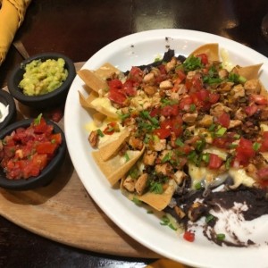 Nachos con pollo