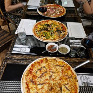 Noche de pizzas Napoli, Vegetariana y Gourmet