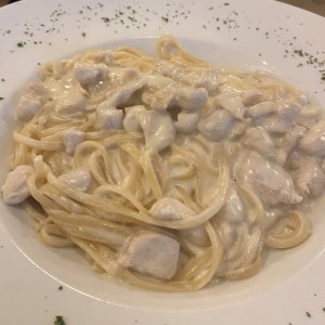 Pasta Alfredo con Pollo