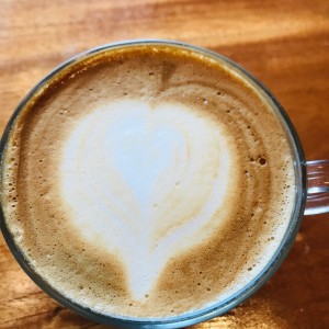 cappuchino con leche de almendras