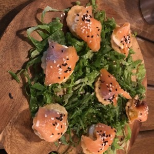 salmon bites