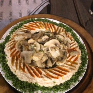 hummus de hongos