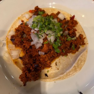 Taco de longaniza