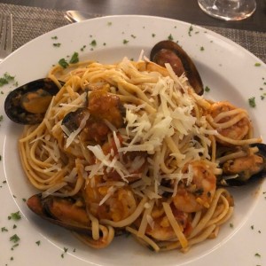 pasta con langostonos 
