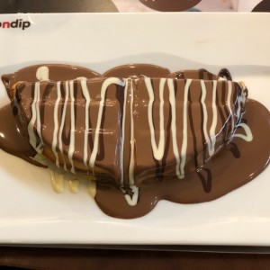 waffle con chocolate 