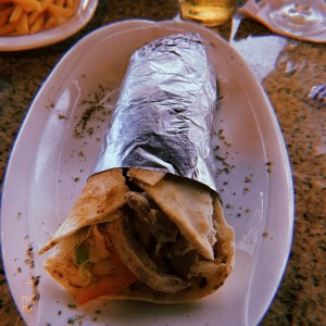 shawarma de pollo