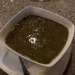 sopa de lentejas