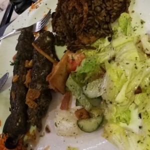 kebab de cordero
