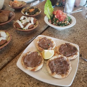 Platos Recomendados - Mesa Libanesa( 2 Personas)