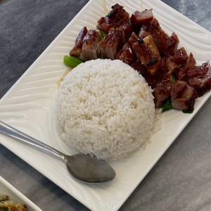 Arroz Con Costilla Asada Solo