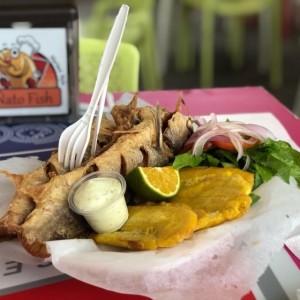 Corvina con patacones