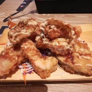 Vegetales en tempura