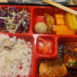 Bento Box - Teriyaki Salmon Set