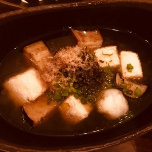 agedashi tofu&nasu