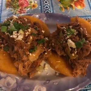 tortilla con Ropa vieja 