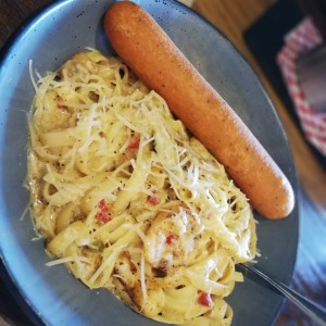 Lousiana shrimp Alfredo