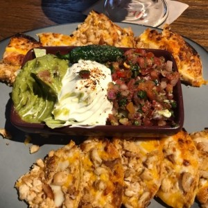 nachos con pollo