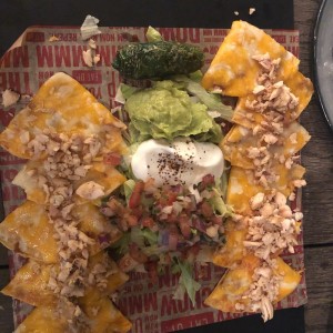 Nachos con pollo