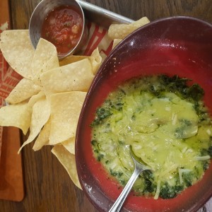 Dip de espinaca con queso 