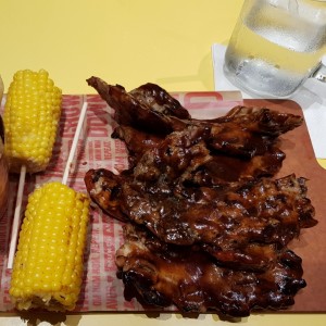 Costillitas con salsa BBQ