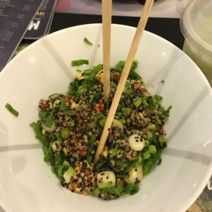 quinoa con vegetales 
