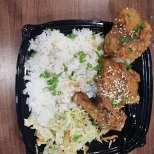 pollo koreano en salsa butter