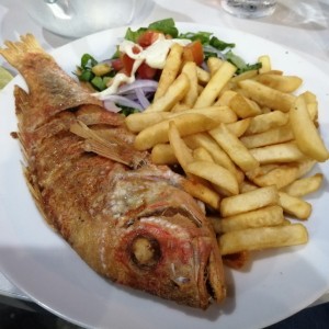 Pargo frito