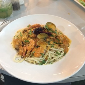 pasta con mariscos