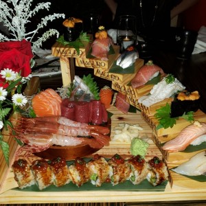 Nigiri, Sushi, Sashimi Tower