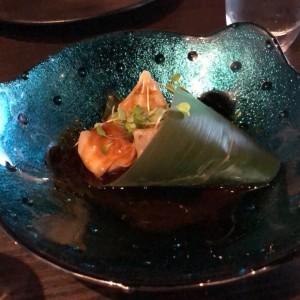 LOBSTER & WAGYU DUMPLINGS IN CHILI SAUCE