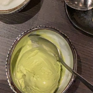 helado de matcha