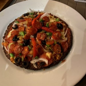 Pizza de Coiflor Endiablada