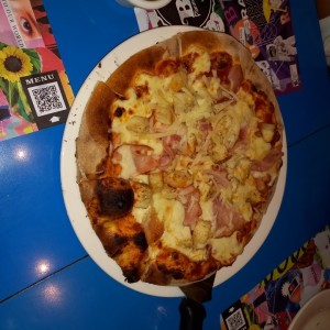 Pizza de pollo toscano